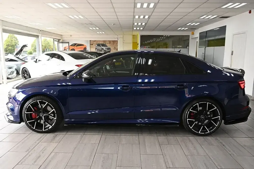 Used Audi S3 Black Edition 2018 Blue Sedan