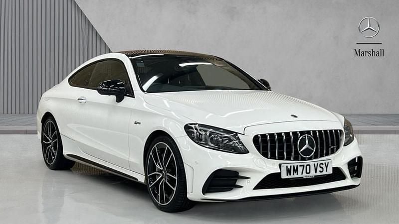 White Used 2021 Mercedes C43 AMG Premium Plus Coupe | £26,780 (Good price) - Image 1/4
