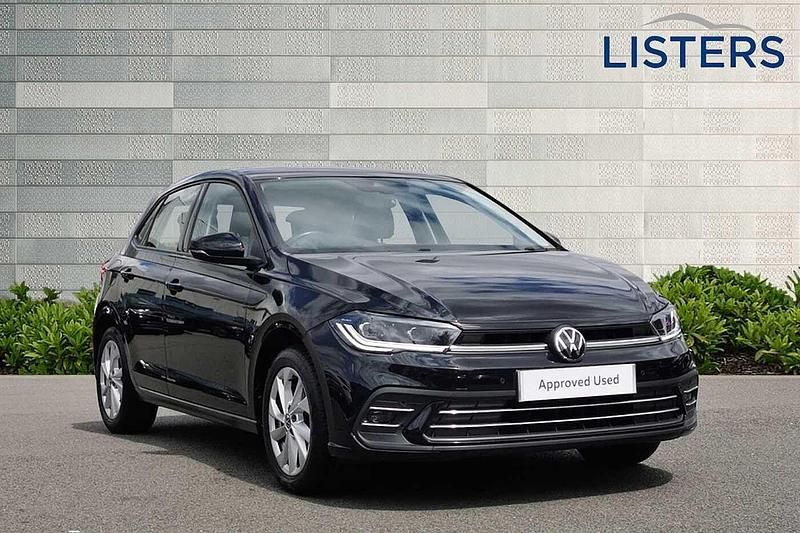 Deep black Used 2023 VW Polo Style Hatchback | £18,490 (A bit pricey) - Image 1/4