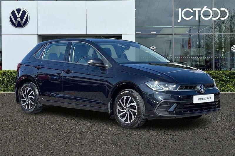 Black Used 2022 VW Polo Life Hatchback | £13,907 (Fair price) - Image 1/4