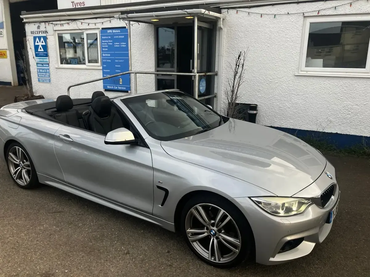 Used BMW 420 Cabriolet M Sport 2014 Silver Cabriolet