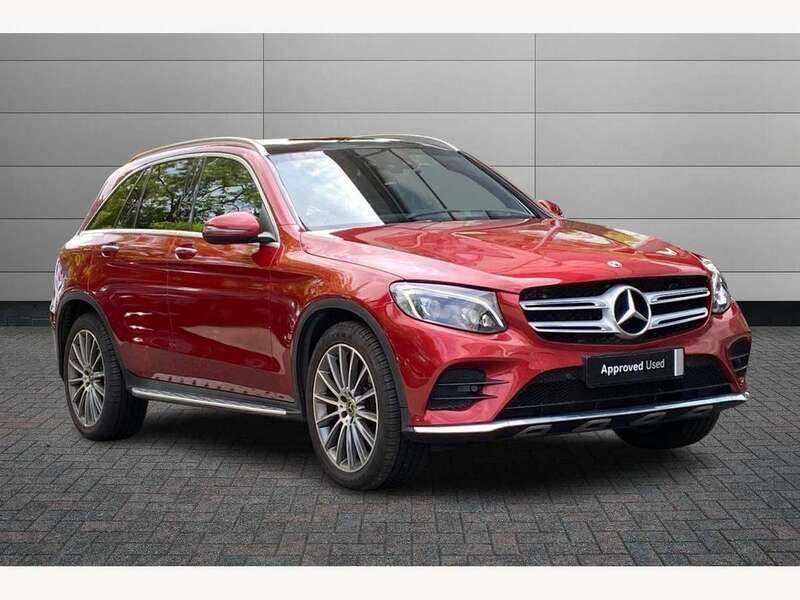 Red Used 2018 Mercedes GLC220 AMG line SUV | £23,450 (A bit pricey) - Image 1/4