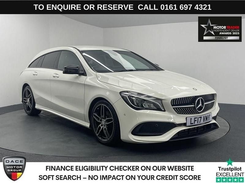 White Used 2017 Mercedes CLA180 Shooting Brake AMG line Estate | £11,270 (A bit pricey) - Image 1/3