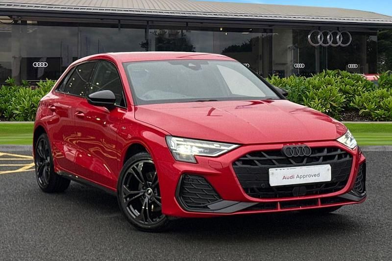Red Used 2025 Audi A3 e-tron Black Edition Hatchback | £30,995 (Good price) - Image 1/4