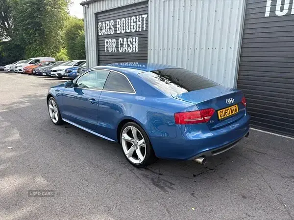 Used Audi A5 S-Line 170 HP (125 kW) 2010 Blue Coupe