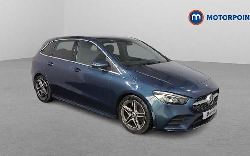 Used Mercedes B180 AMG line 116 HP (85 kW) 2019 Blue MPV