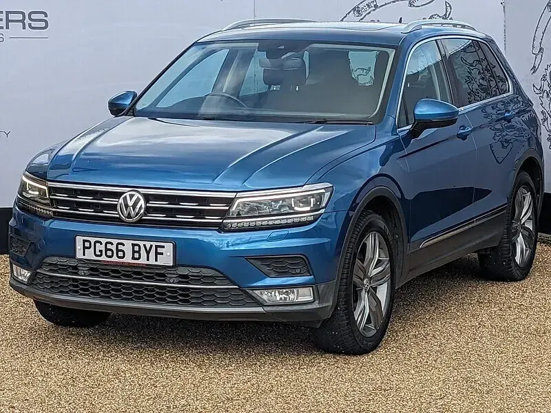 Used VW Tiguan SEL 150 HP (110 kW) 2017 Blue SUV