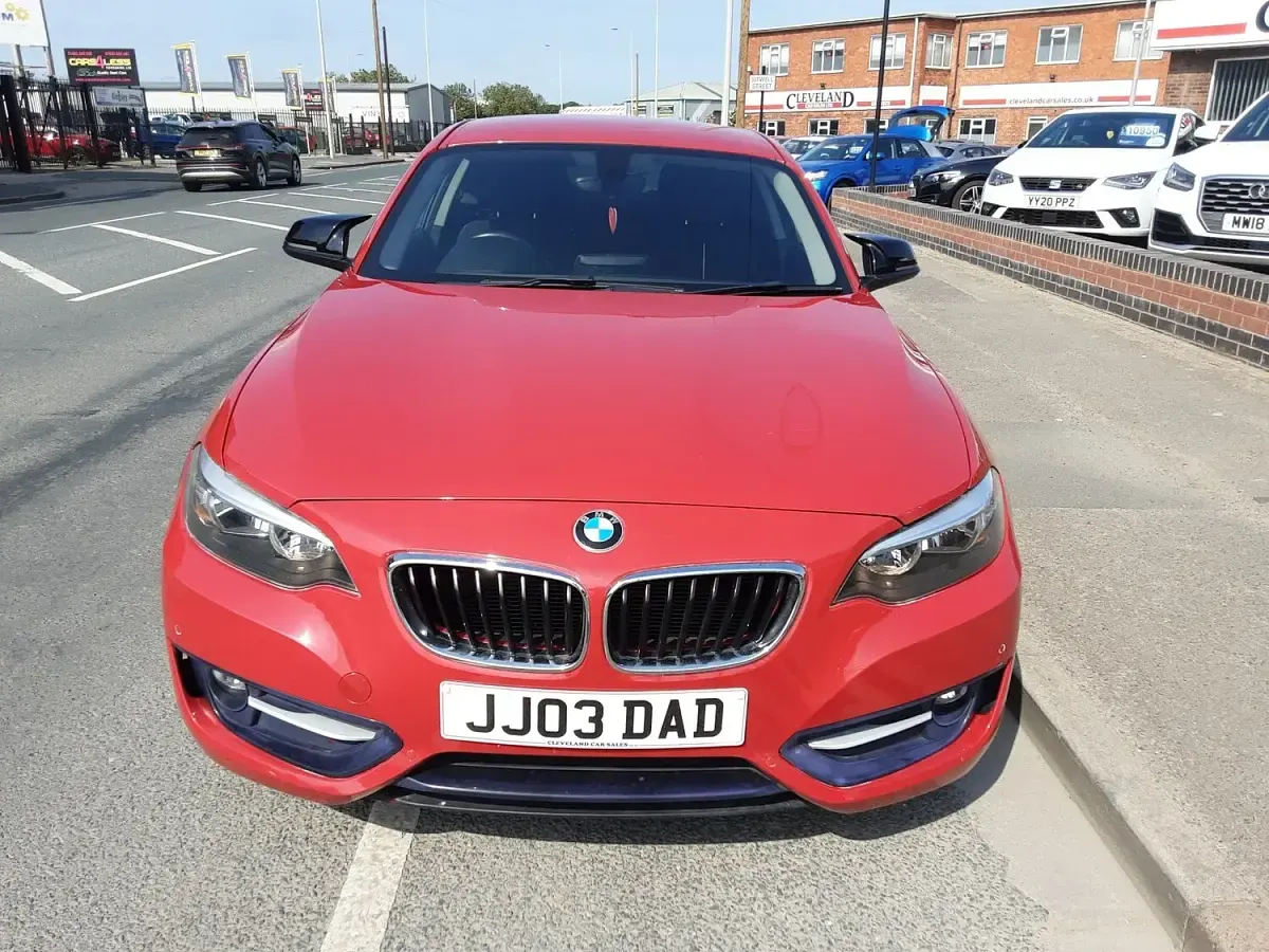 Used BMW 218 Sport Line 2016 Red Coupe