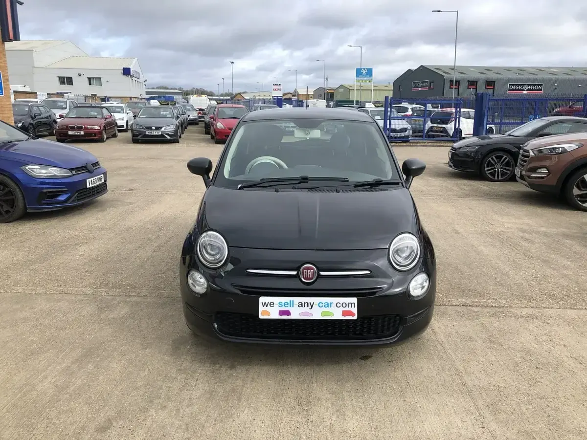 Used Fiat 500 Pop 69 HP (50 kW) 2015 Black Hatchback