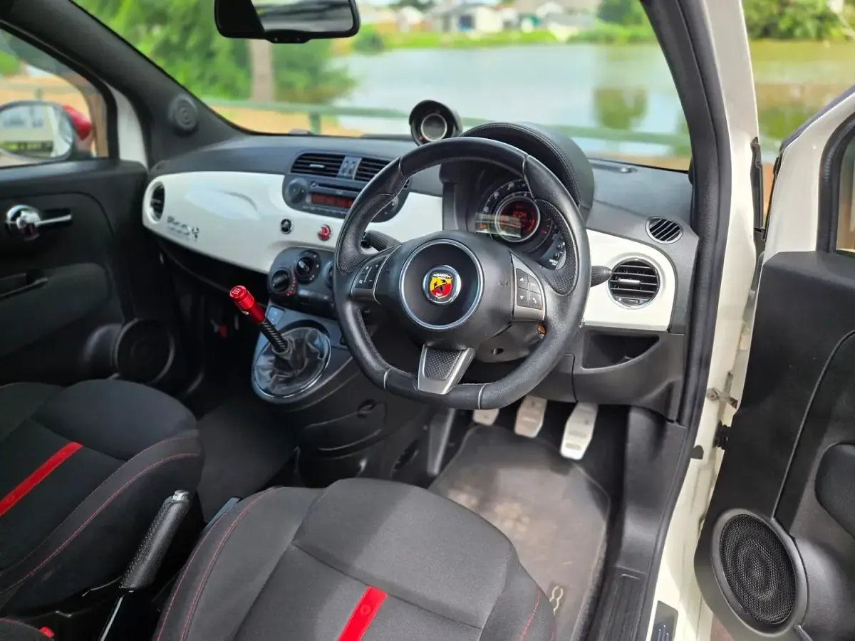Used Abarth 500 2013 White Hatchback