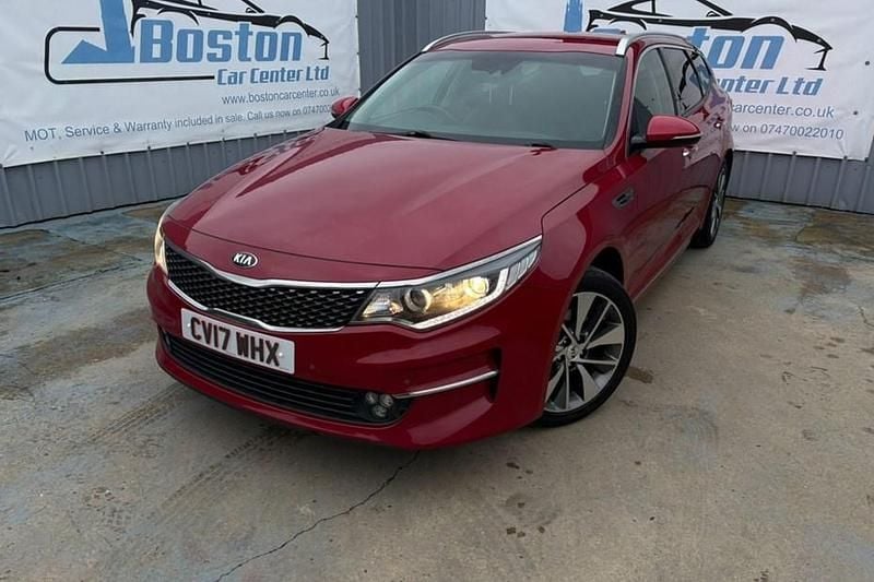 Used Kia Optima 139 HP (102 kW) 2017 Red Estate