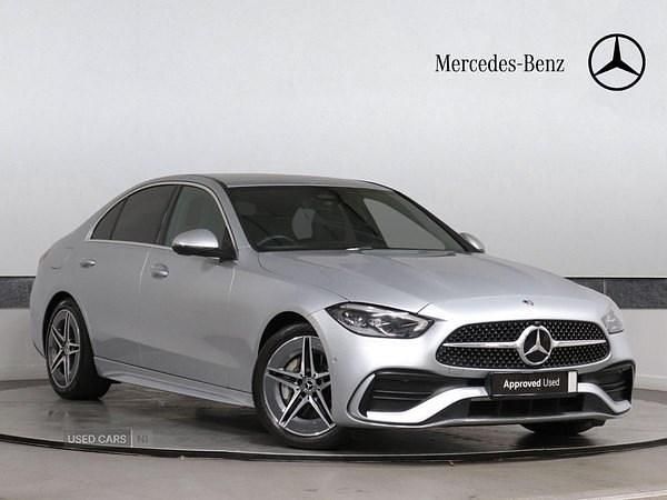 Used Mercedes C200 AMG line 204 HP (150 kW) 2025 Silver Sedan