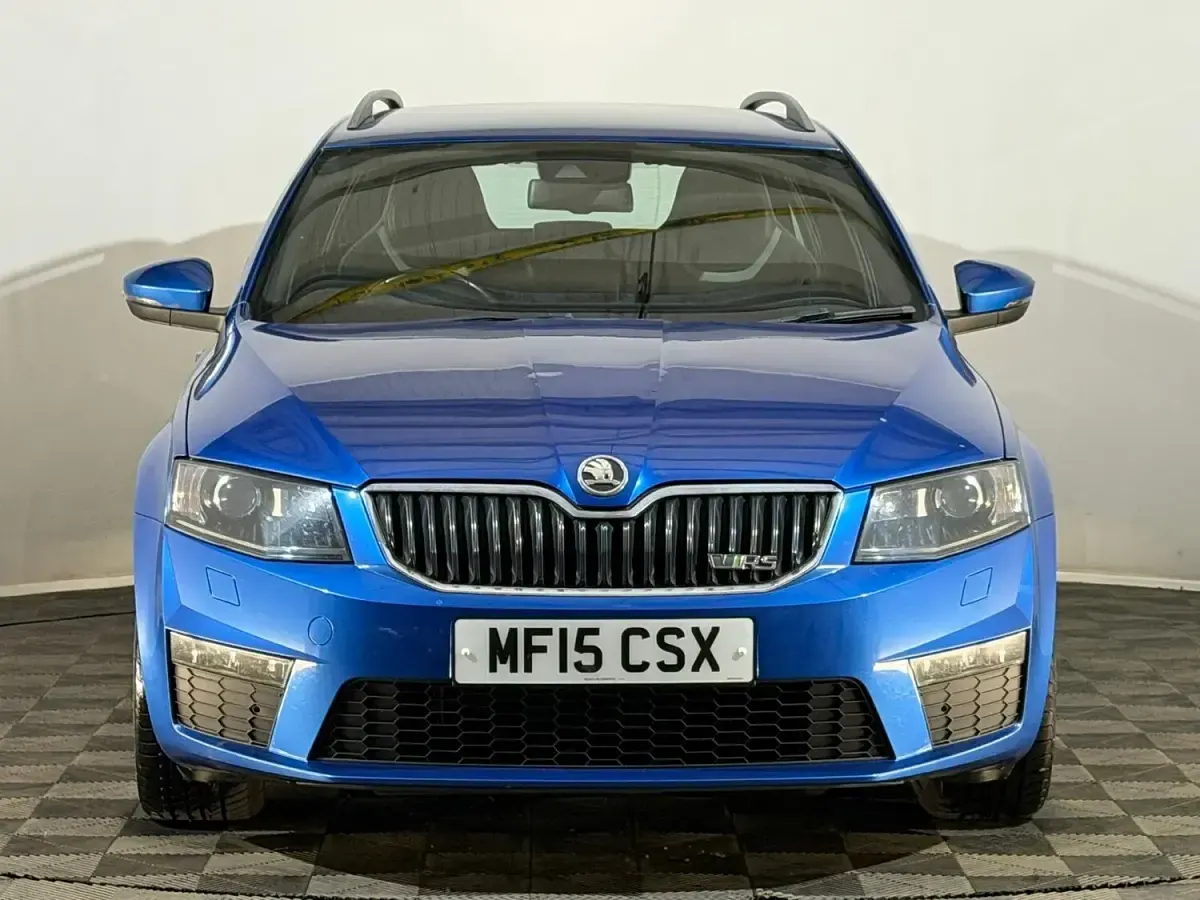 Gebraucht Skoda Octavia vRS 181 PS (133 kW) 2015 Blau Kombi