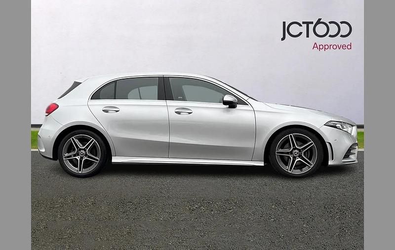 Used Mercedes A200 AMG Line Premium 161 HP (118 kW) 2019 Silver Hatchback