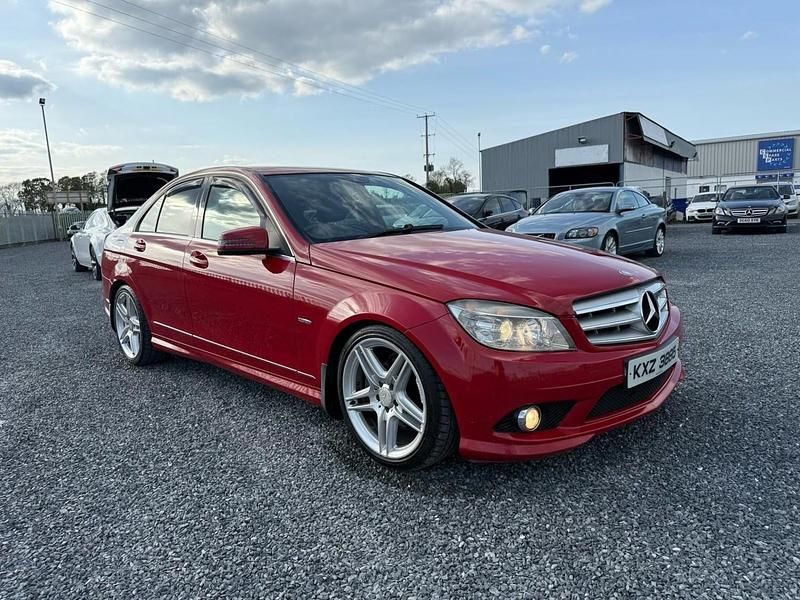 Red Used 2009 Mercedes C220 Sedan | £2,495 (Fair price) - Image 1/4
