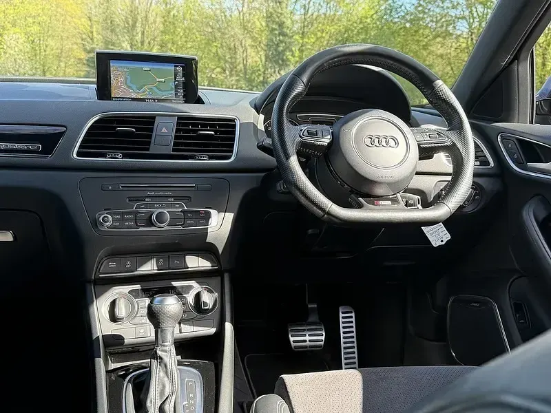 Used Audi Q3 Black Edition 184 HP (135 kW) 2017 Grey SUV