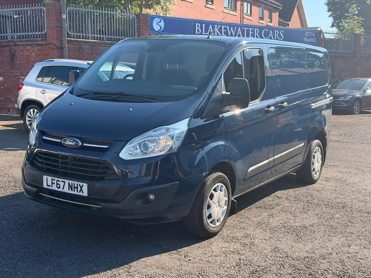 Used Ford Transit Custom Trend 130 HP (95 kW) 2017 Blue Van