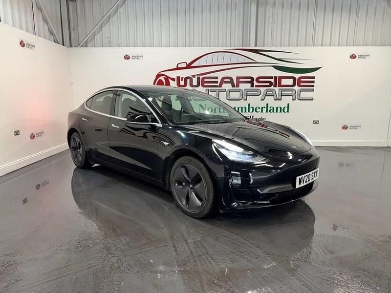 Black Used 2020 Tesla Model 3 Standard Range Plus Sedan | £14,499 (Fair price) - Image 1/4