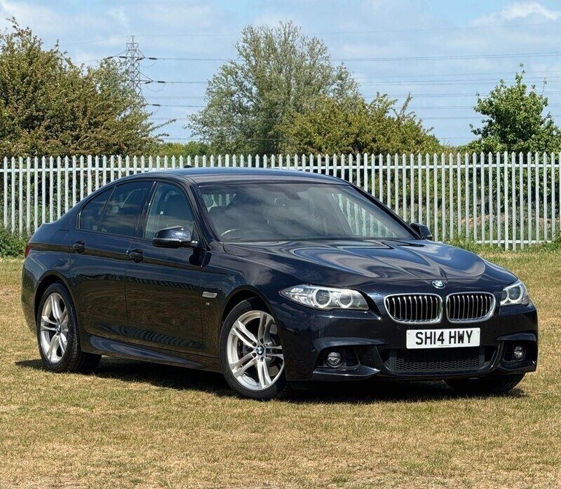 Black Used 2014 BMW 520 M Sport Sedan | £10,900 (Fair price) - Image 1/4
