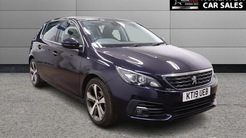 Used Peugeot 308 Allure 130 HP (95 kW) 2019 Blue Hatchback