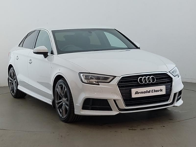 Used Audi A3 S-Line 150 HP (110 kW) 2020 White Sedan