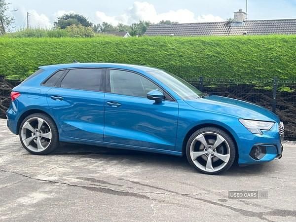 Used Audi A3 e-tron Sport 2021 Blue Hatchback