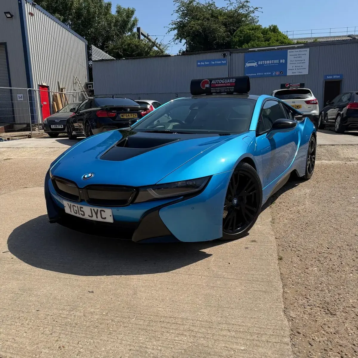 Used BMW i8 Impressive 362 HP (266 kW) 2015 Blue Coupe