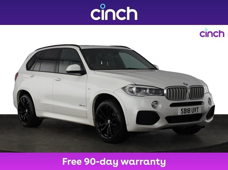 White Used 2018 BMW X5 M Sport SUV | £26,449 (Fair price) - Image 1/3