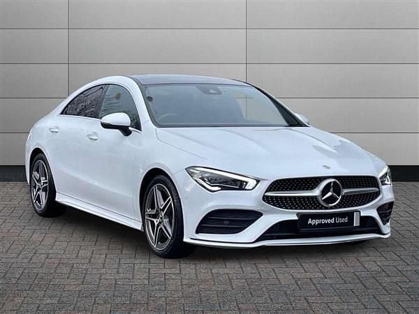 White Used 2022 Mercedes CLA200 AMG Line Premium Plus Coupe | £25,850 (Fair price) - Image 1/4