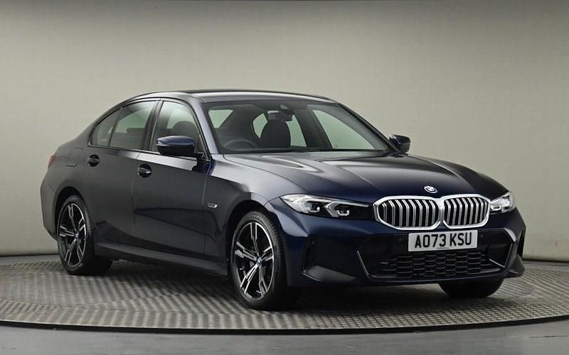 Blue Used 2023 BMW 330e M Sport Sedan | £30,000 (Fair price) - Image 1/4