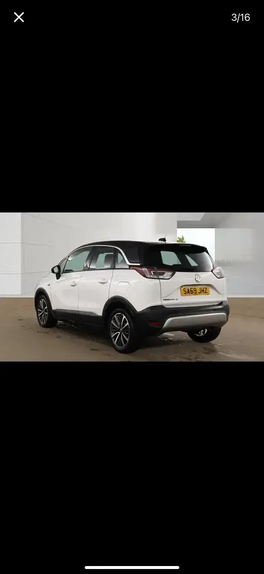 Used Vauxhall Crossland X Elite 83 HP (61 kW) 2019 White SUV