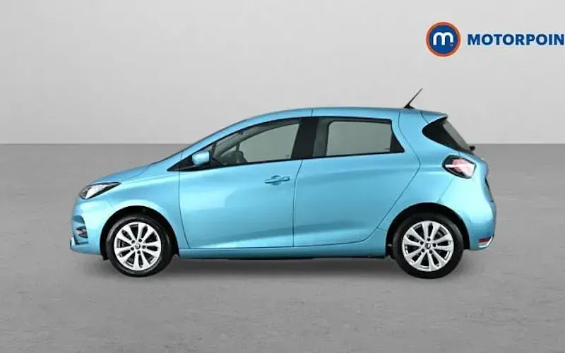 Usado Renault Zoe Iconic 100 kW (136 CV) 2021 Azul Utilitario