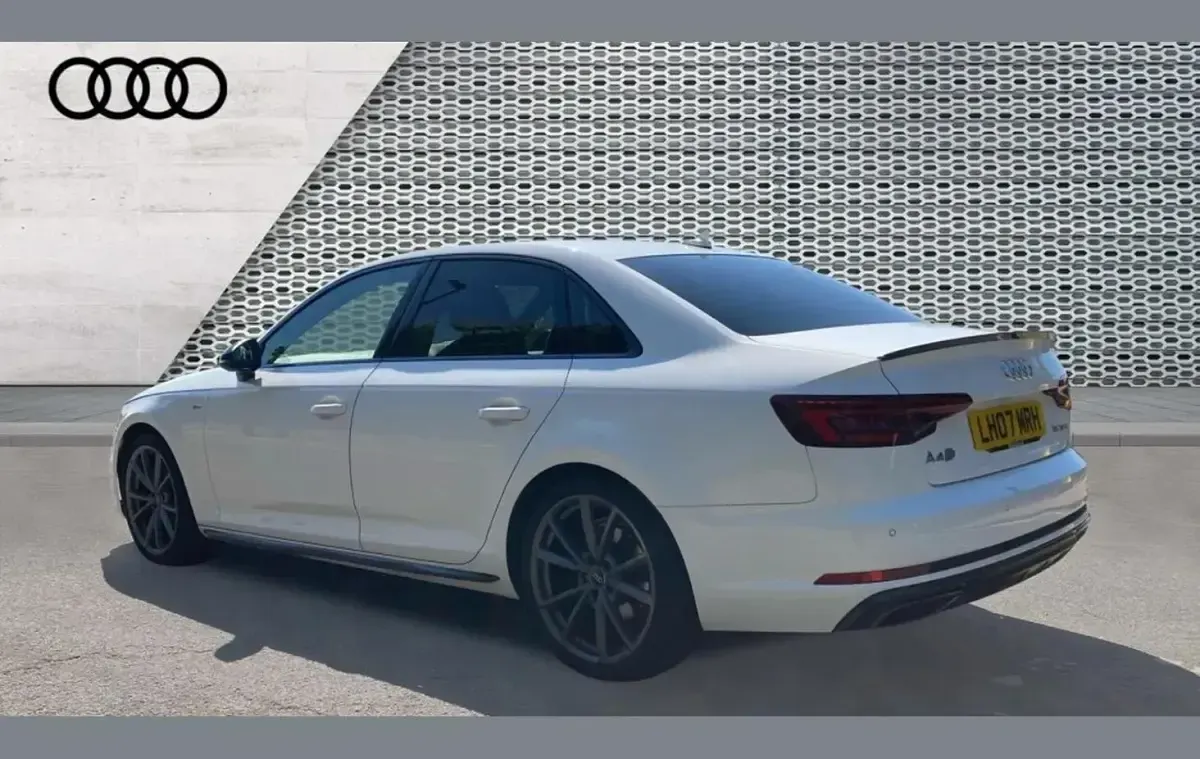 Used Audi A4 Black Edition 150 HP (110 kW) 2019 Ibis white Sedan