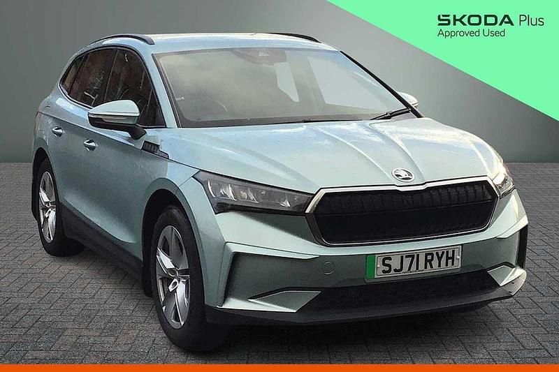 Used Skoda Enyaq iV 97 kW (132 HP) 2022 Arctic silver metallic SUV