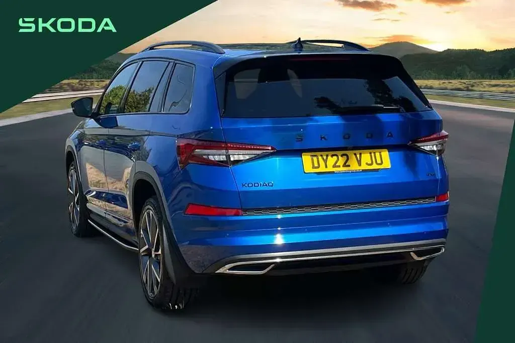 Used Skoda Kodiaq SportLine 190 HP (139 kW) 2022 Blue SUV