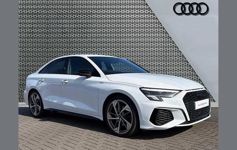 Used Audi A3 Black Edition 147 HP (108 kW) 2024 White Sedan