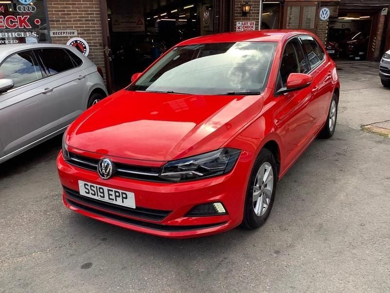 Red Used 2019 VW Polo SE Hatchback | £12,995 (Fair price) - Image 1/4