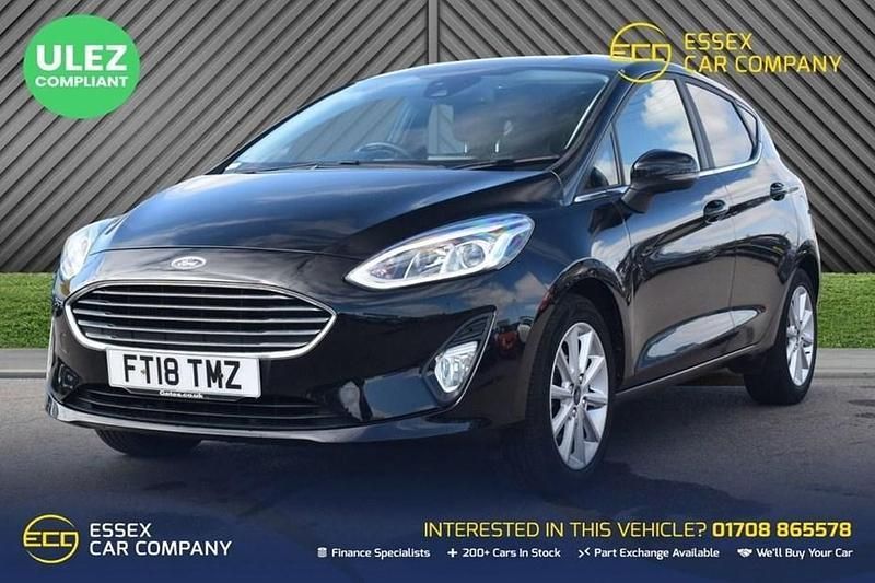 Black Used 2018 Ford Fiesta Titanium Hatchback | £8,769 (Fair price) - Image 1/1