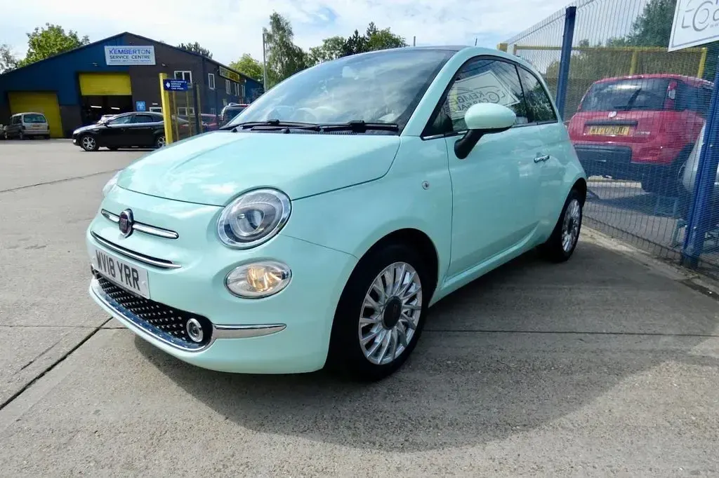 Used Fiat 500 Lounge 69 HP (50 kW) 2018 Green Hatchback