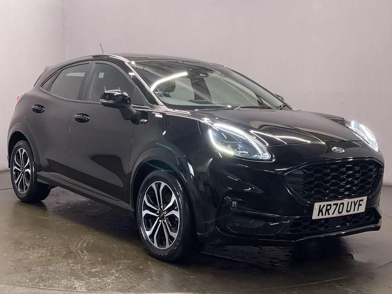 Black Used 2020 Ford Puma Gen-E ST-Line SUV | £12,799 (Fair price) - Image 1/4