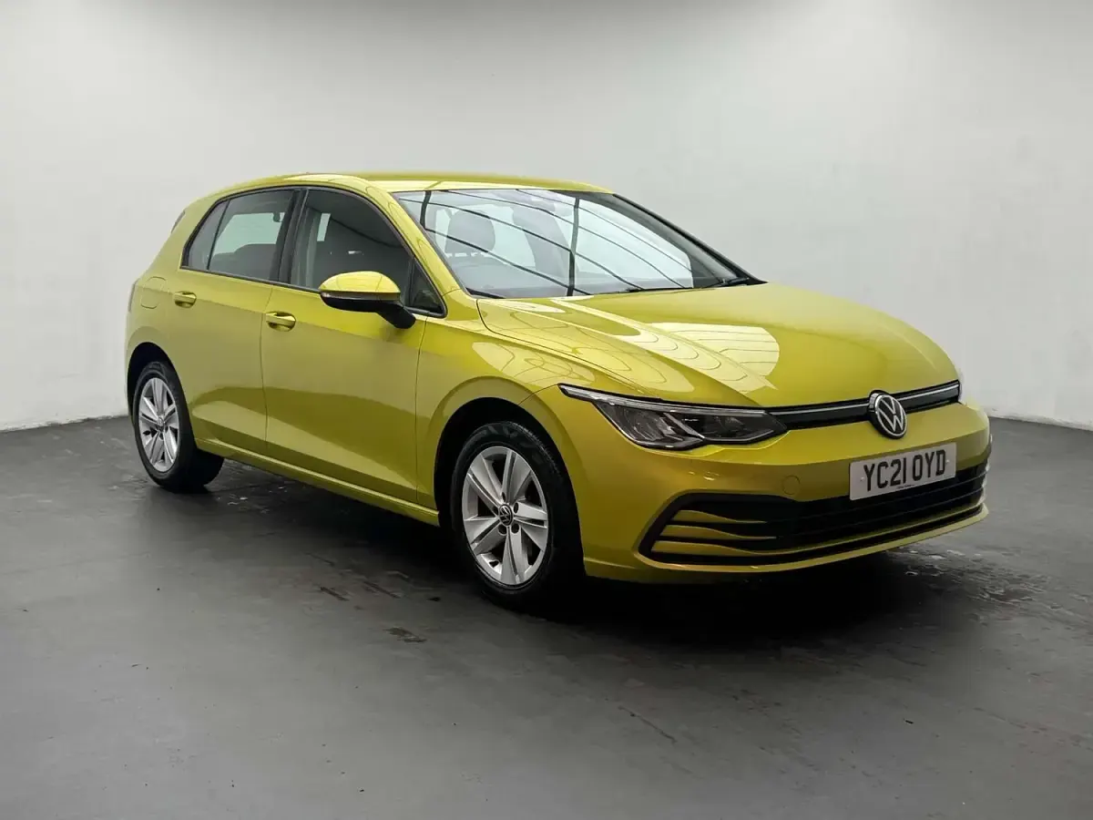 Used VW Golf VII Life 2021 Yellow Hatchback