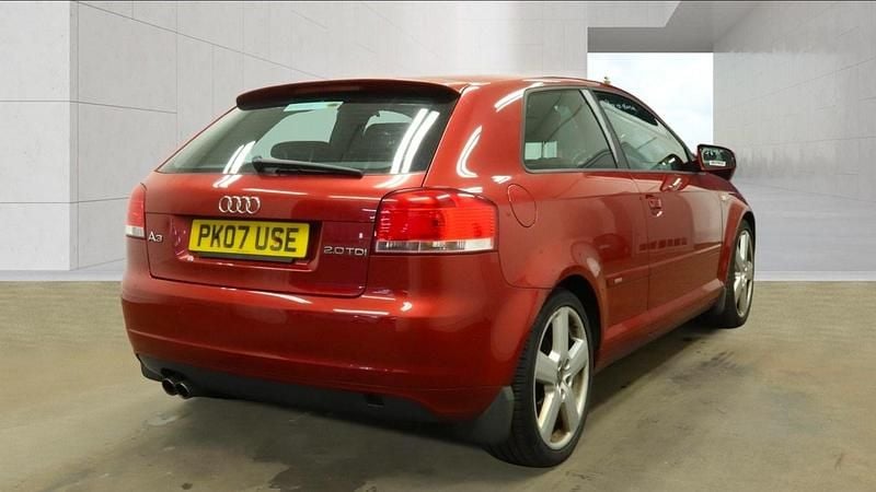 Used Audi A3 S-Line 170 HP (125 kW) 2007 Red Hatchback