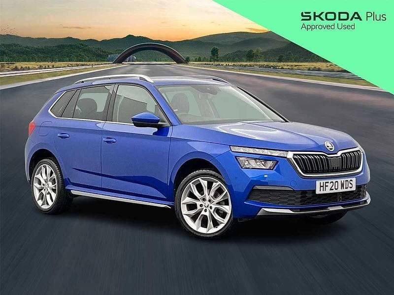 Race blue metallic Used 2020 Skoda Kamiq SE L SUV | £14,799 (Good price) - Image 1/4