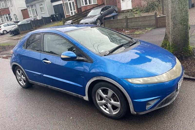 Used Honda Civic SE 2006 Blue Hatchback