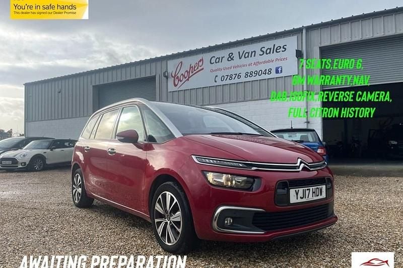 Red Used 2017 Citroën Grand C4 Picasso Flair MPV | £7,995 (Fair price) - Image 1/1