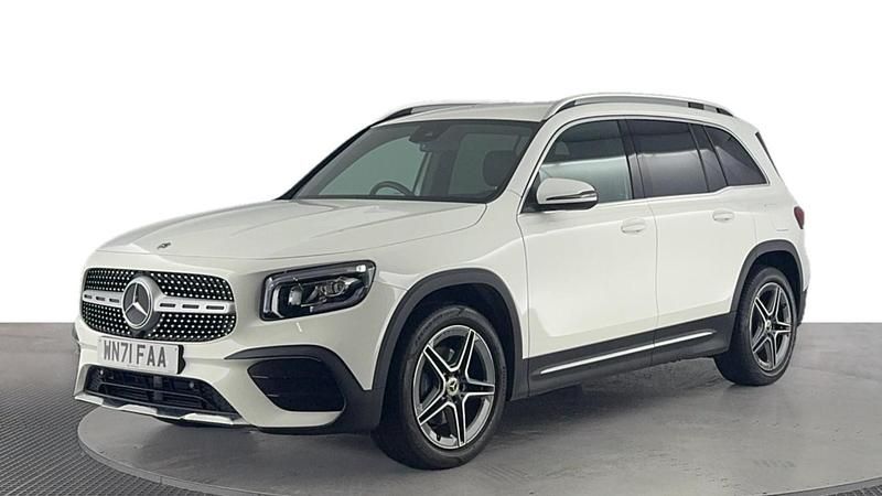 White Used 2021 Mercedes GLB200 AMG line SUV | £25,820 (Fair price) - Image 1/4