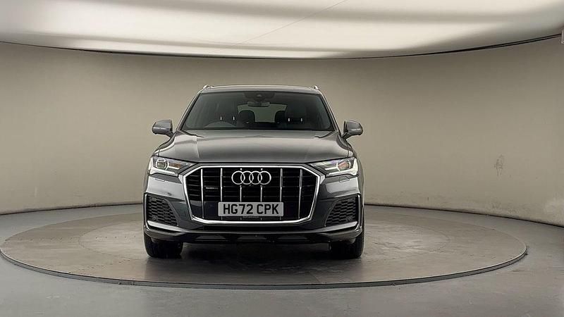 Used Audi Q7 S-Line 340 HP (250 kW) 2022 Daytona gray pearl effect/daytona gray pearl effec SUV