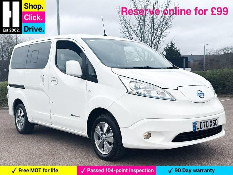 Used Nissan e-NV200 80 kW (109 HP) 2020 White MPV