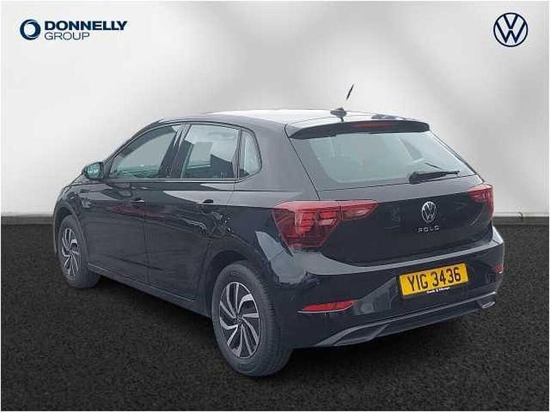 Used VW Polo Life 95 HP (69 kW) 2025 Black Hatchback