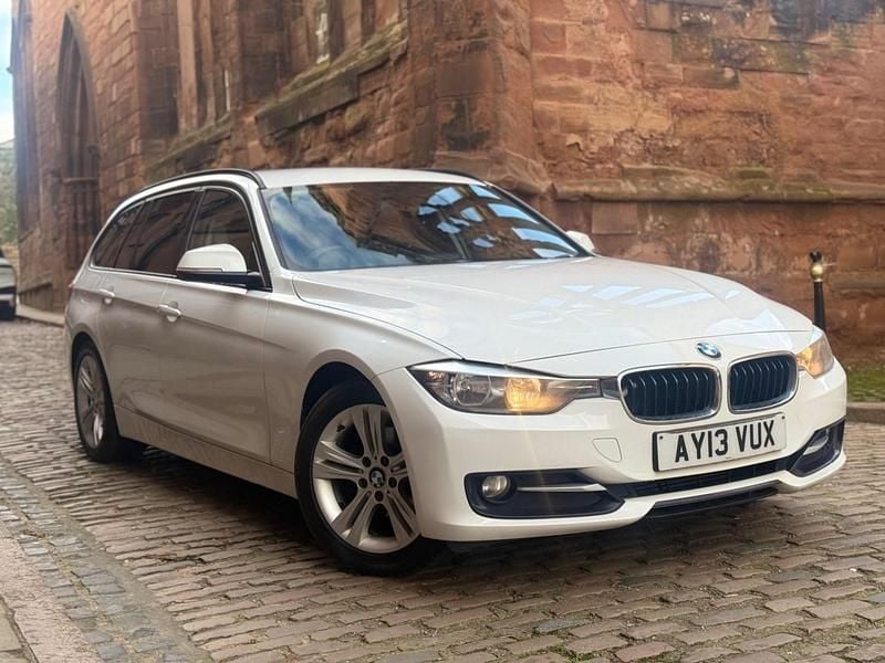 White Used 2013 BMW 316 Sport Line Estate | £3,200 (Fair price) - Image 1/4